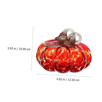 Amazon.co.jp: ガラスのカボチャの飾り デスクトップカボチャ